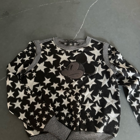Marc Jacobs Mickey Mouse Black and Sliver Stars Pullover - Picture 6 of 10